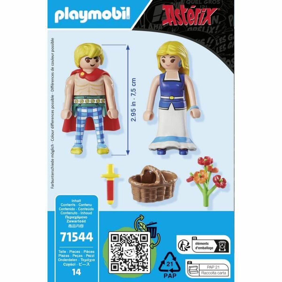 Figurine Playmobil Asterix 71544 14 Pièces