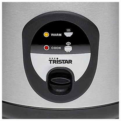 cuiseur à riz Tristar RK-6127 Gris Noir/Argenté Acier inoxydable 500 W