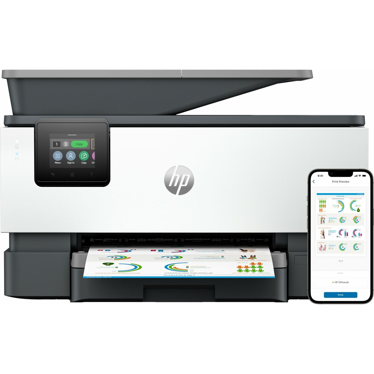 Imprimante Multifonction HP OFFICEJET PRO 9120B wi-fi