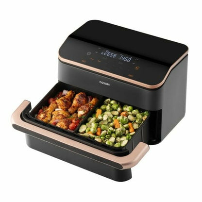 Friteuse à Air Cosori Dual Basket Twin fry Chef Edition Noir 10 L