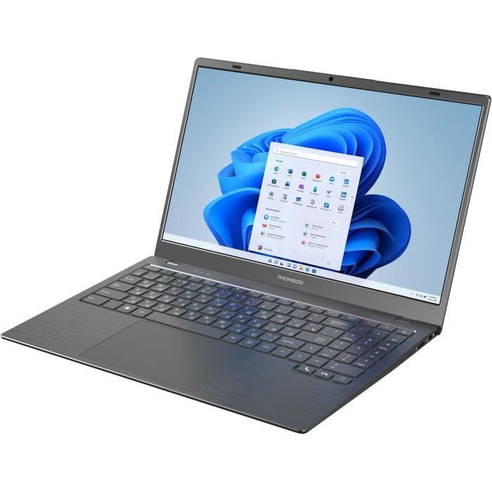 PC Portable Notebook - THOMSON NEO15 - 15,6 FHD - i7-1195G7 - RAM 16Go - 512Go SSD - Windows 11H - Gris - AZERTY