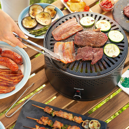 Barbecue Charbon de Bois sans Fumée Portable CleanQ InnovaGoods