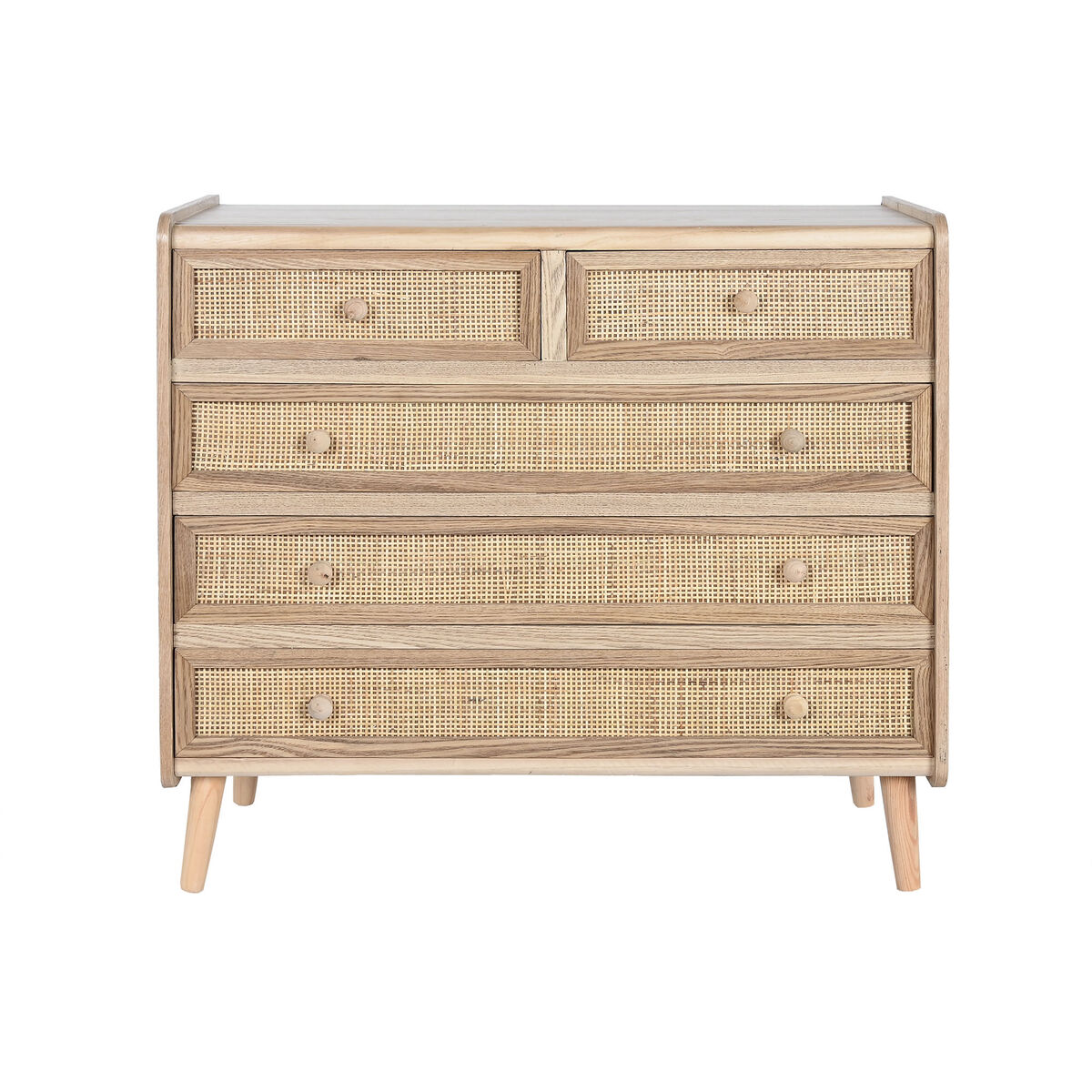 Commode Home ESPRIT Naturel Bois de paulownia 80 x 35 x 77 cm