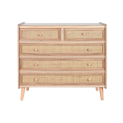 Commode Home ESPRIT Naturel Bois de paulownia 80 x 35 x 77 cm