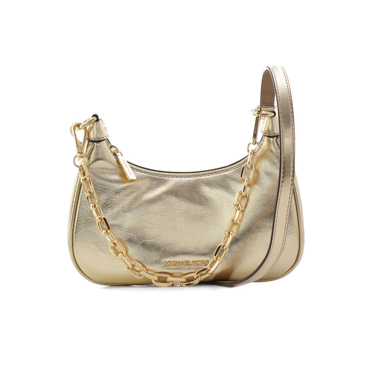 Sac épaulière Femme Michael Kors Cora Doré 24 x 12 x 7 cm