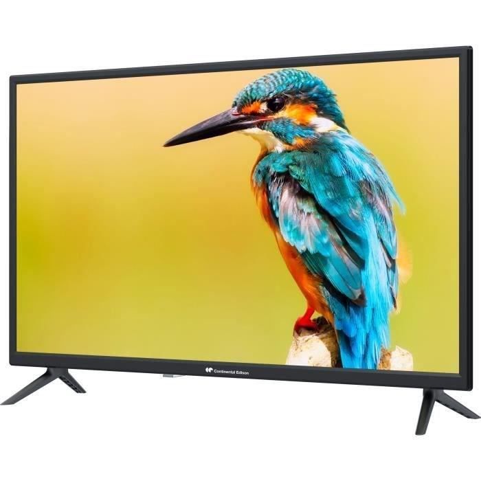 CONTINENTAL EDISON CELED3222B6 - TV LED HD 32" (81 cm) - 3xHDMI, 2xUSB - Noir