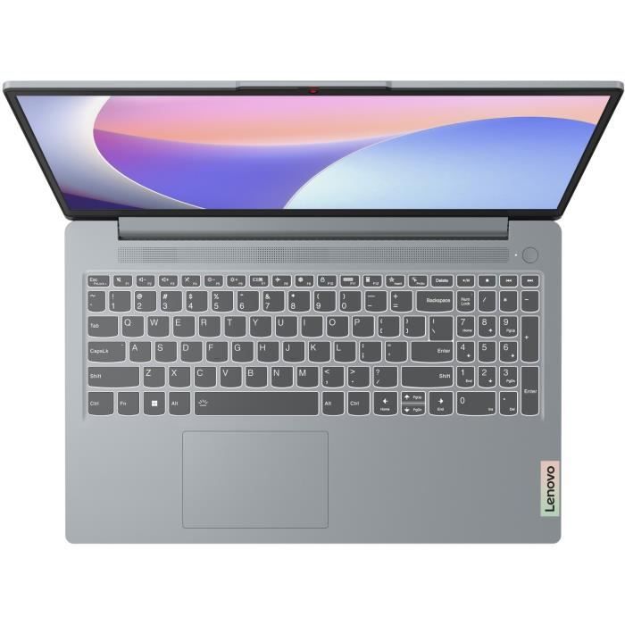 PC Portable LENOVO IdeaPad Slim 3 15AMN8 | 15'' FHD - Core i3-N305 - RAM 8 Go - SSD 512 Go - Sans Windows - AZERTY