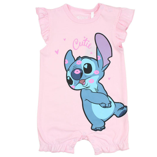 Combishort bébé sur cintre Lilo et Stitch