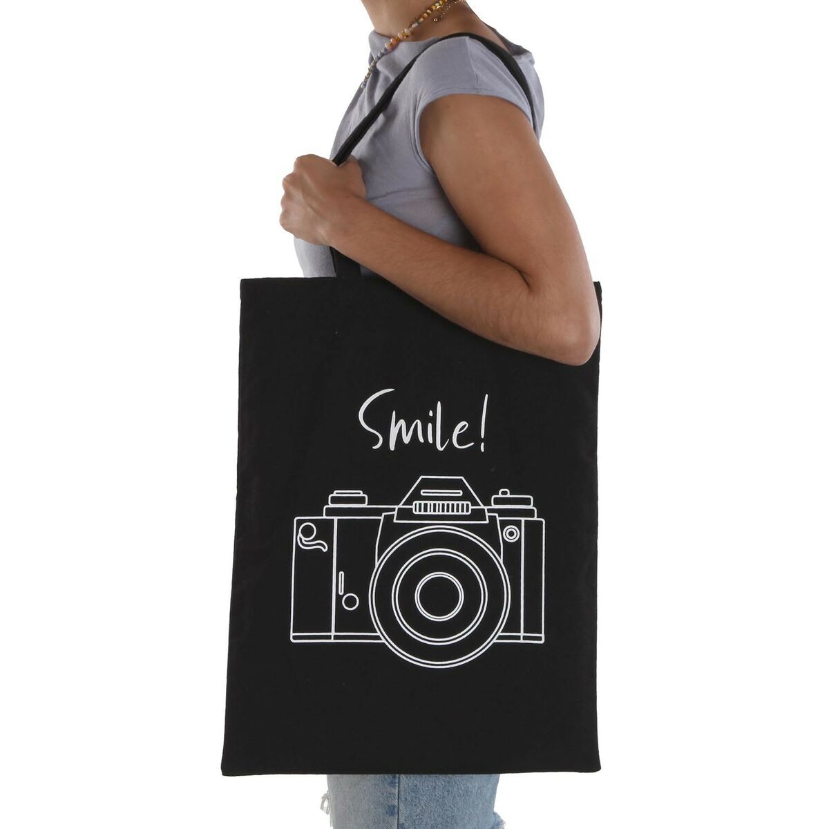 Sac à main Femme Versa Smile Noir 36 x 48 x 36 cm