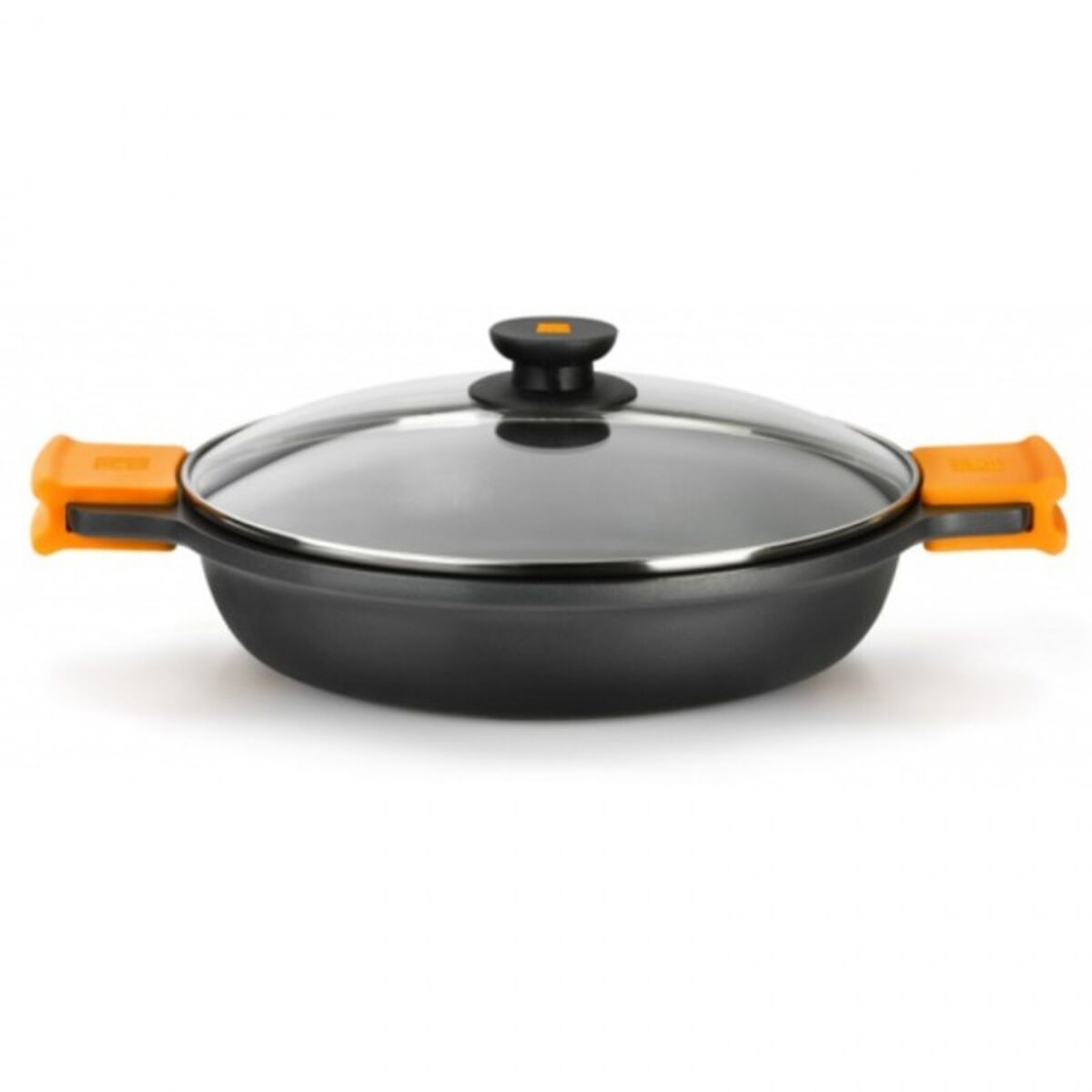 Casserole BRA Braisogona_A270524 Ø 24 cm Noir Métal, Aluminium forgé, fondu 5 L