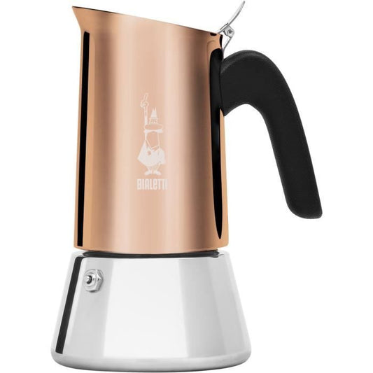 Cafetière italienne - BIALETTI - NEW VENUS - 4 tasses - 0,17 L - Cuivre