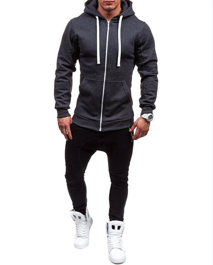 Sweat à Capuche Zippé MRstuff Homme - Neuf 2024