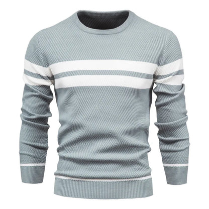 Pull Manches Longues Patchwork Homme - Chaud & Tendance