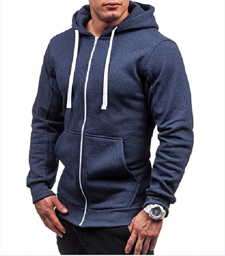 Sweat à Capuche Zippé MRstuff Homme - Neuf 2024