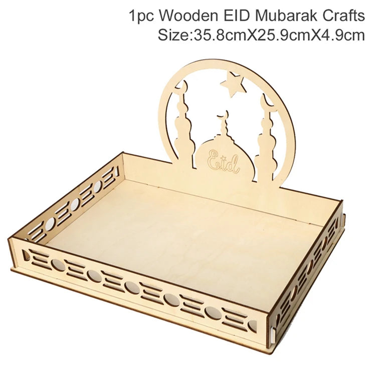 Plateaux en Bois Ramadan & Eid 2025