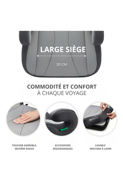 Siège de Voiture Kinderkraft I-BOOST Gris