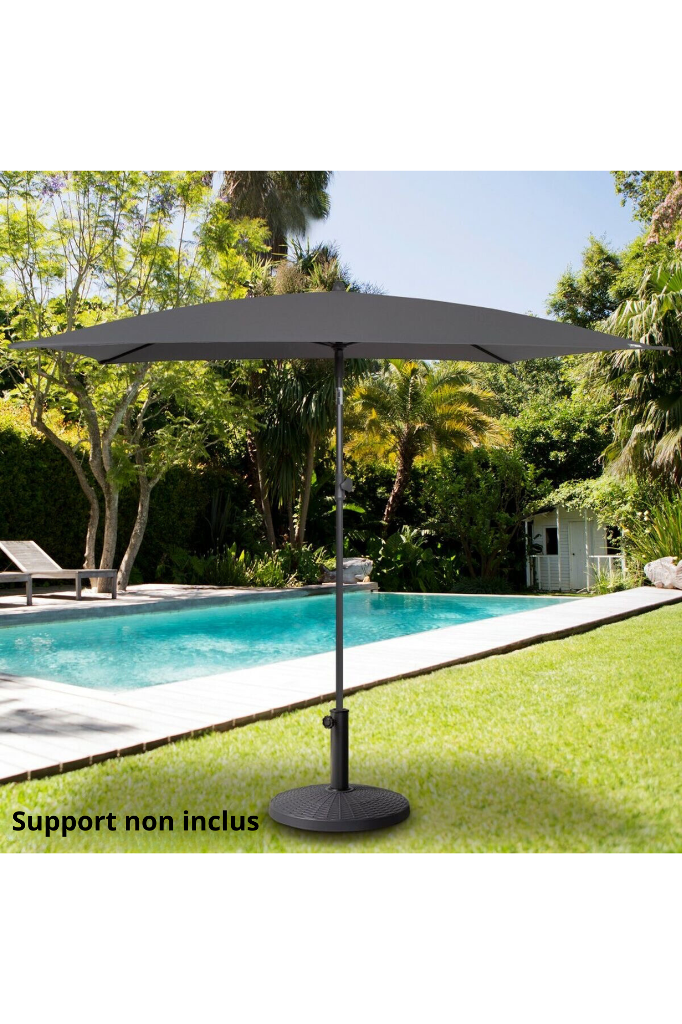 Parasol Aktive Anthracite 200 x 230 x 125 cm