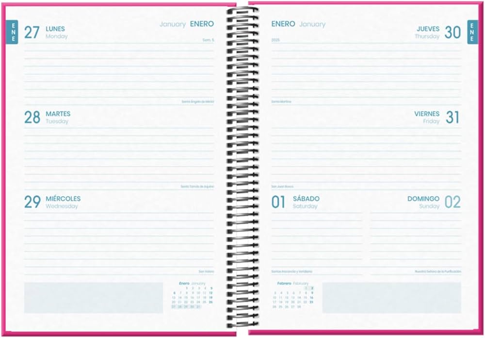 Agenda DOHE Tangram Basic Rose A5 2024-2025