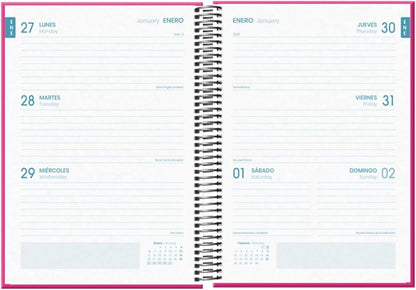 Agenda DOHE Tangram Basic Rose A5 2024-2025