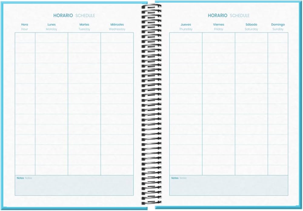 Agenda DOHE Tangram Basic Bleu 2024-2025