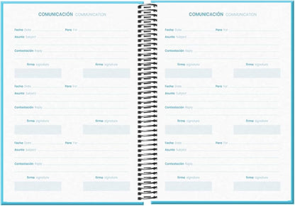 Agenda DOHE Tangram Basic Bleu 2024-2025