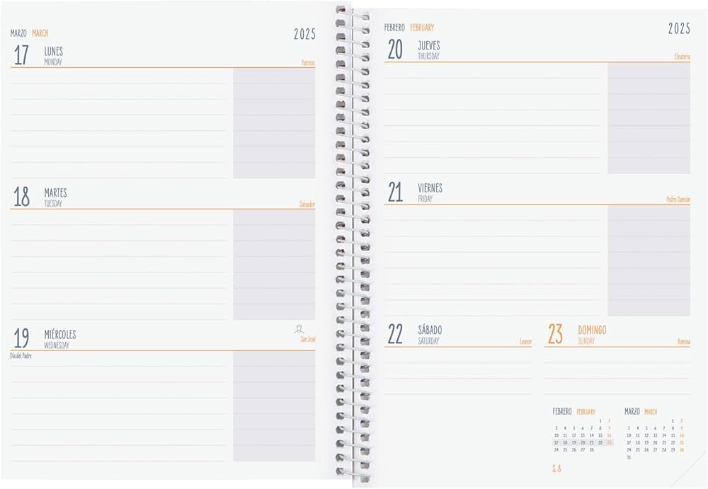 Agenda Finocam Cool Noir 2024-2025 (1 Unité)