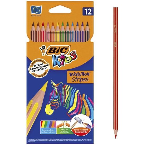 Crayons de couleur Bic 9505222 Multicouleur (12 Unités)