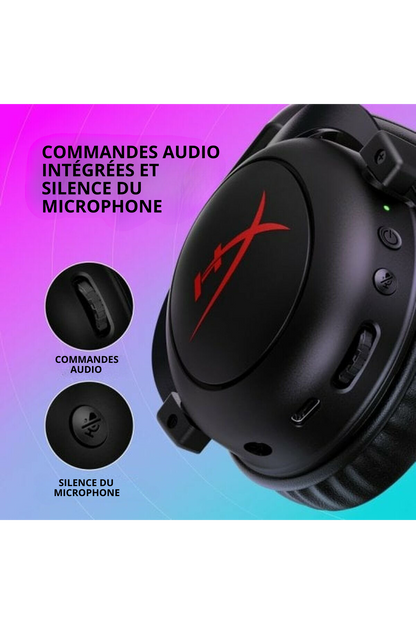 Casques avec Microphone Hyperx 6Y2G8AA Noir