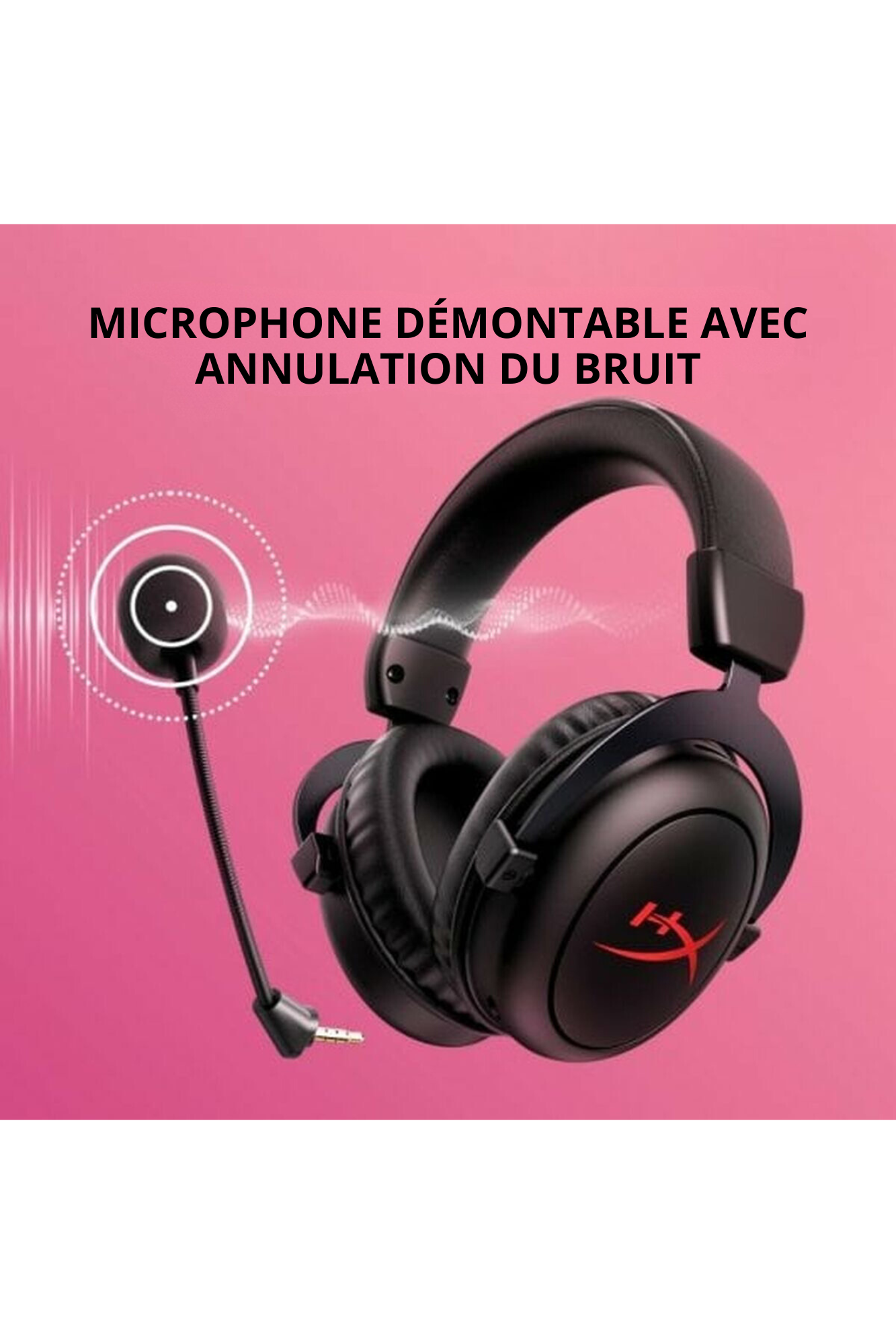 Casques avec Microphone Hyperx 6Y2G8AA Noir