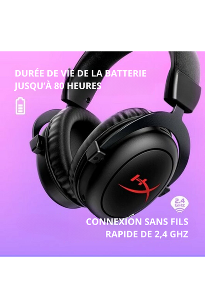 Casques avec Microphone Hyperx 6Y2G8AA Noir