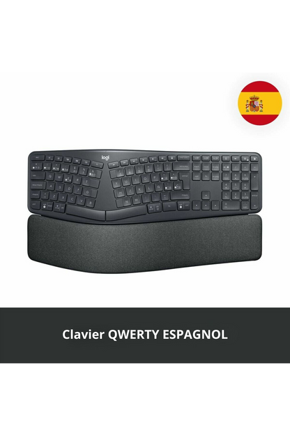 Clavier Logitech 920-010105 Noir Gris Graphite Espagnol Qwerty