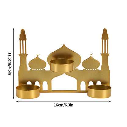 Bougeoir - Décoration Ramadan & Eid Mubarak 2025