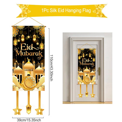 Décoration Porte Ramadan et Eid Mubarak 2025