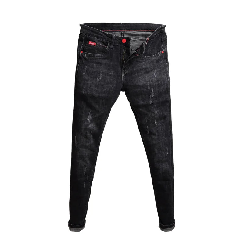 Jean Crayon Slim FJGuy pour Homme - Mode Étudiante Coréenne