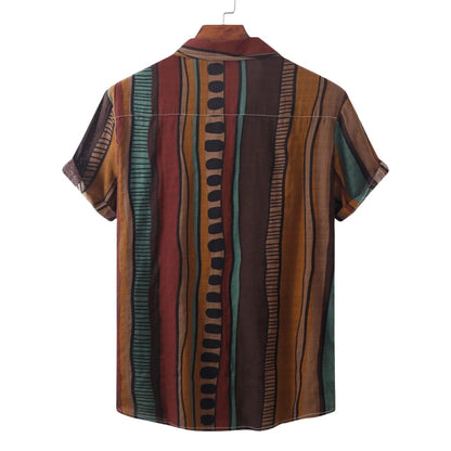 Chemise Tiki Fashion pour Homme - Luxe Manches Courtes