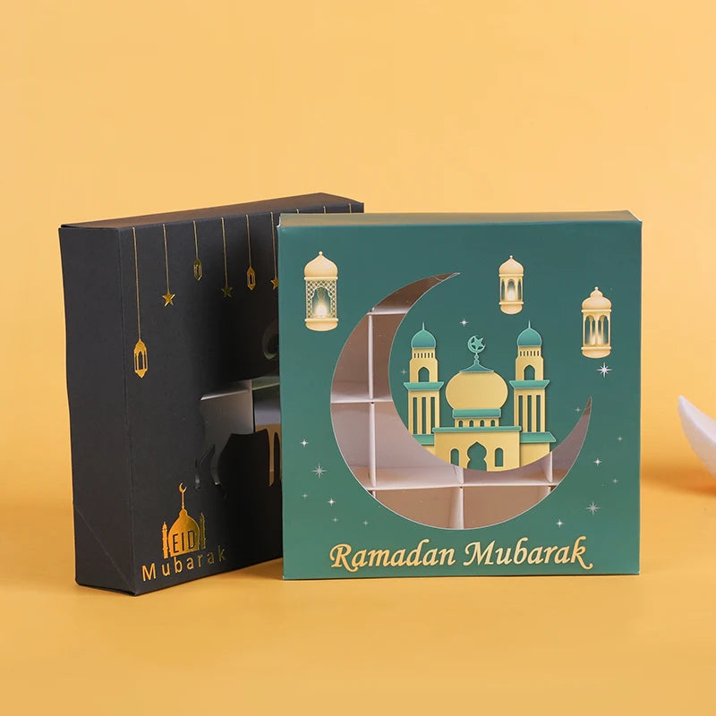 Boîte à Bonbons Ramadan & Eid Mubarak - Emballage Cadeaux