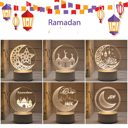 Veilleuse LED Ramadan - Eid Mubarak