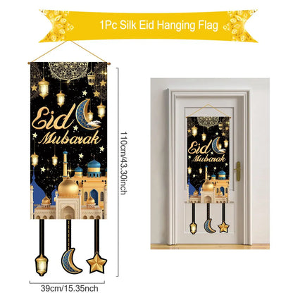 Décoration Porte Ramadan et Eid Mubarak 2025