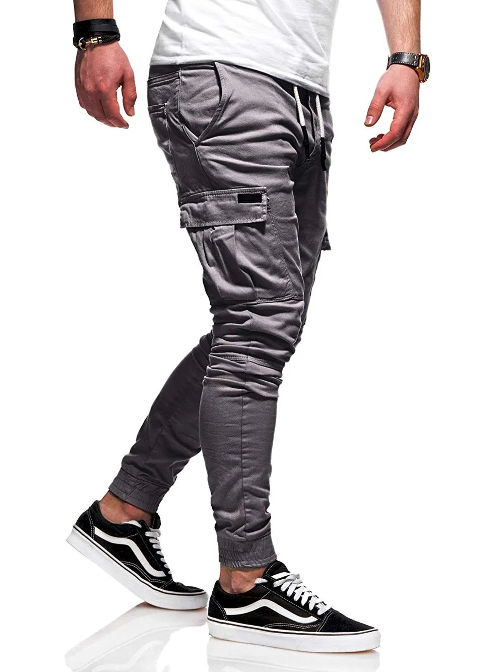 Pantalon de Jogging Denim Homme avec Poches