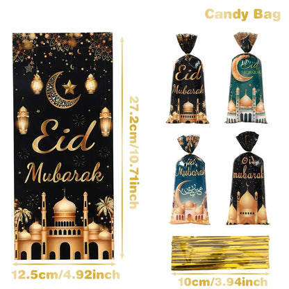 Sacs à biscuits Ramadan - 25/50/100 pcs - Cadeaux EID Mubarak