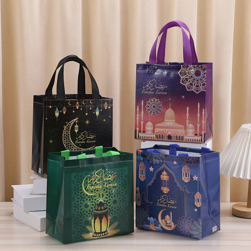 Sacs Cadeaux Non Tissés Ramadan Kareem - Eid Mubarak