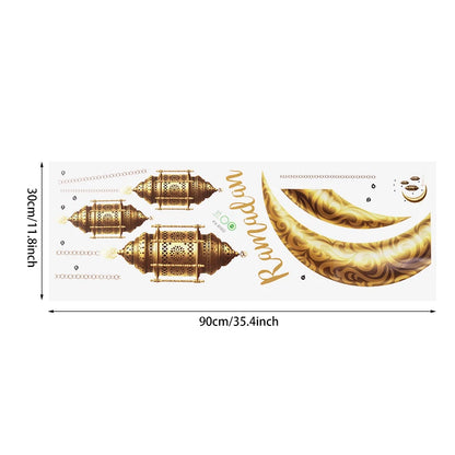 Autocollant fenêtre Décoration Eid Mubarak - Ramadan