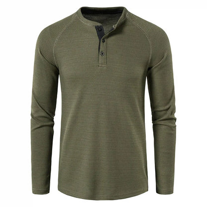 T-shirt Henley Coton Homme - Automne 2024