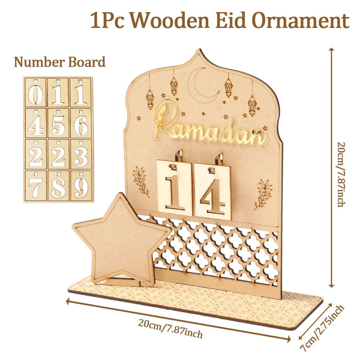 Calendrier de Compte à Rebours Ramadan