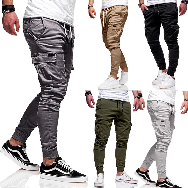 Pantalon de Jogging Denim Homme avec Poches