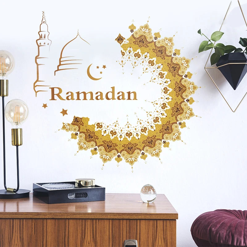 Autocollant fenêtre Décoration Eid Mubarak - Ramadan