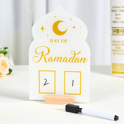 Ornement de Compte à Rebours Ramadan Kareem 2025