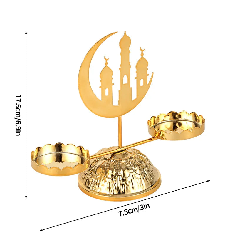 Bougeoir - Décoration Ramadan & Eid Mubarak 2025