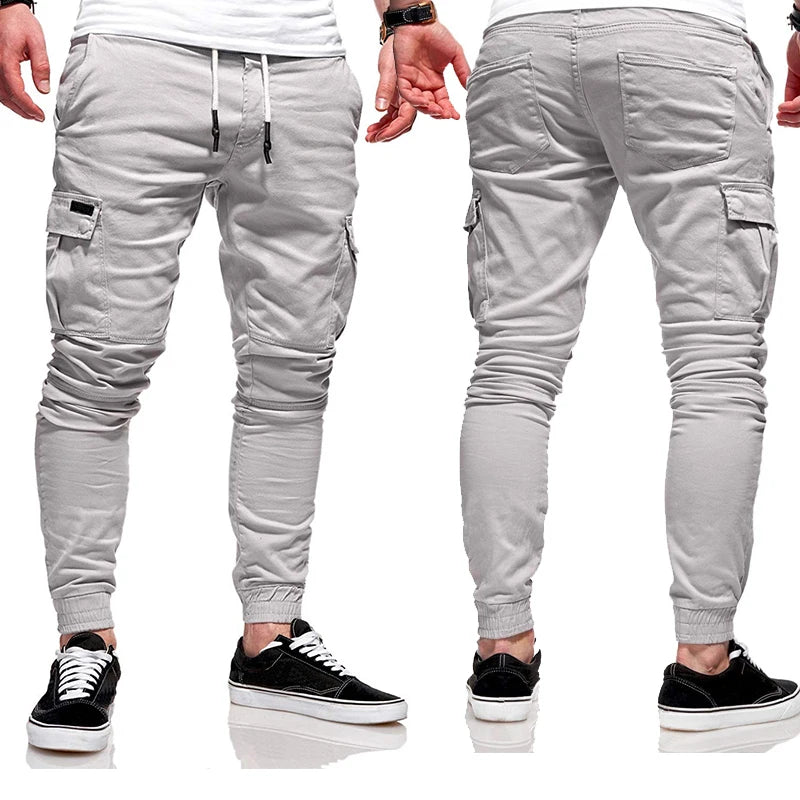 Pantalon de Jogging Denim Homme avec Poches