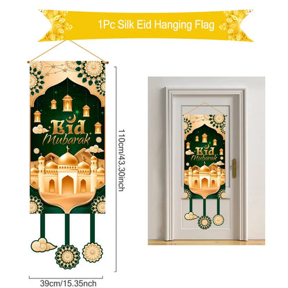 Décoration Porte Ramadan et Eid Mubarak 2025